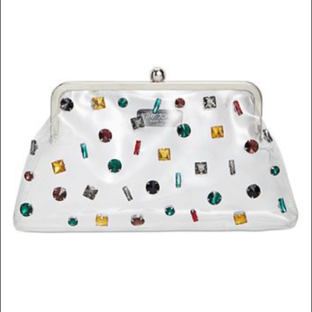 Betsy Johnson - Crystal Clear Clutch - NWT